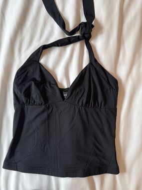 White Fox Boutique Black Halter Top